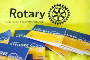 Rotary prints 20.000 pictogram translation booklets which are already in the mail since Friday, 08.04.2022 to help many Ukrainian refugees